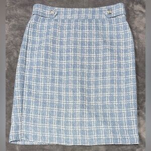 NWT Ann Taylor Lined Tweed Pencil Skirt